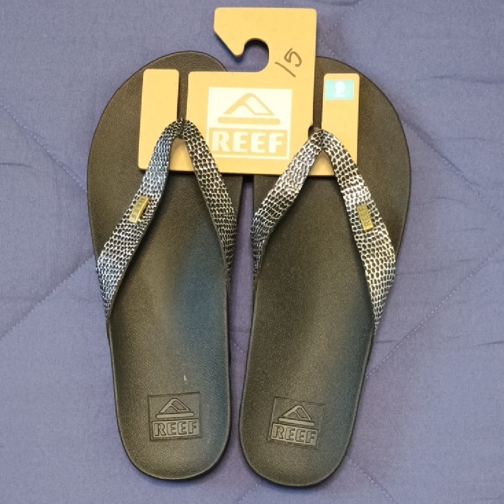 Reef Black Flip Flops